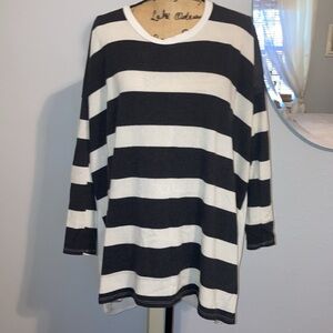 Oversized Striped Sweater
